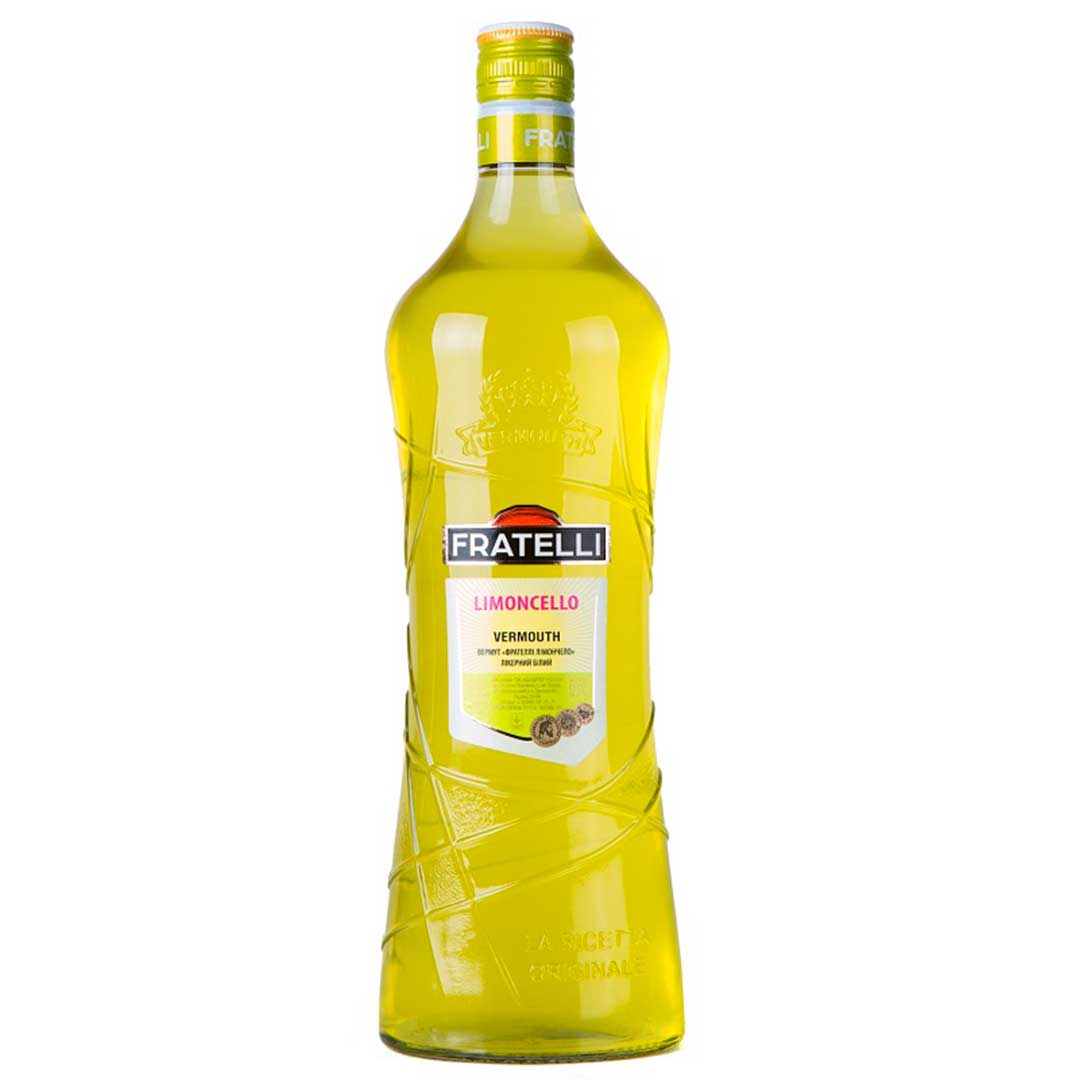 Вермут Fratelli Limoncello білий солодкий 1л 12,5% Вермут на GRADUS.MARKET. Тел: 063 6987172. Доставка, гарантія, кращі ціни!, фото1