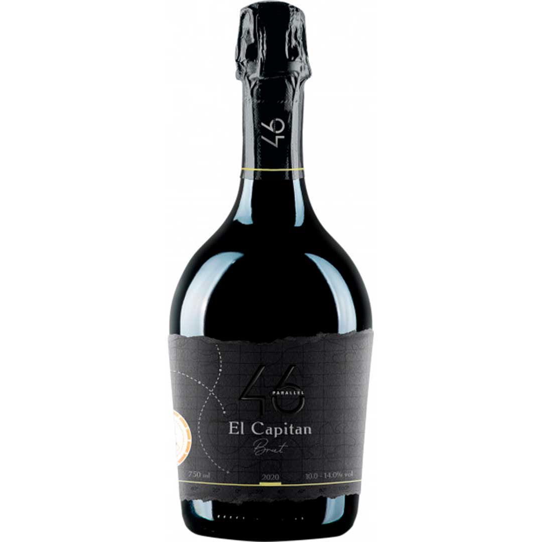 Вино ігристе El Capitan 46 Parallel Brut біле брют 0,75л 11,5% Шампанське і ігристе вино на GRADUS.MARKET. Тел: 063 6987172. Доставка, гарантія, кращі ціни!, фото1