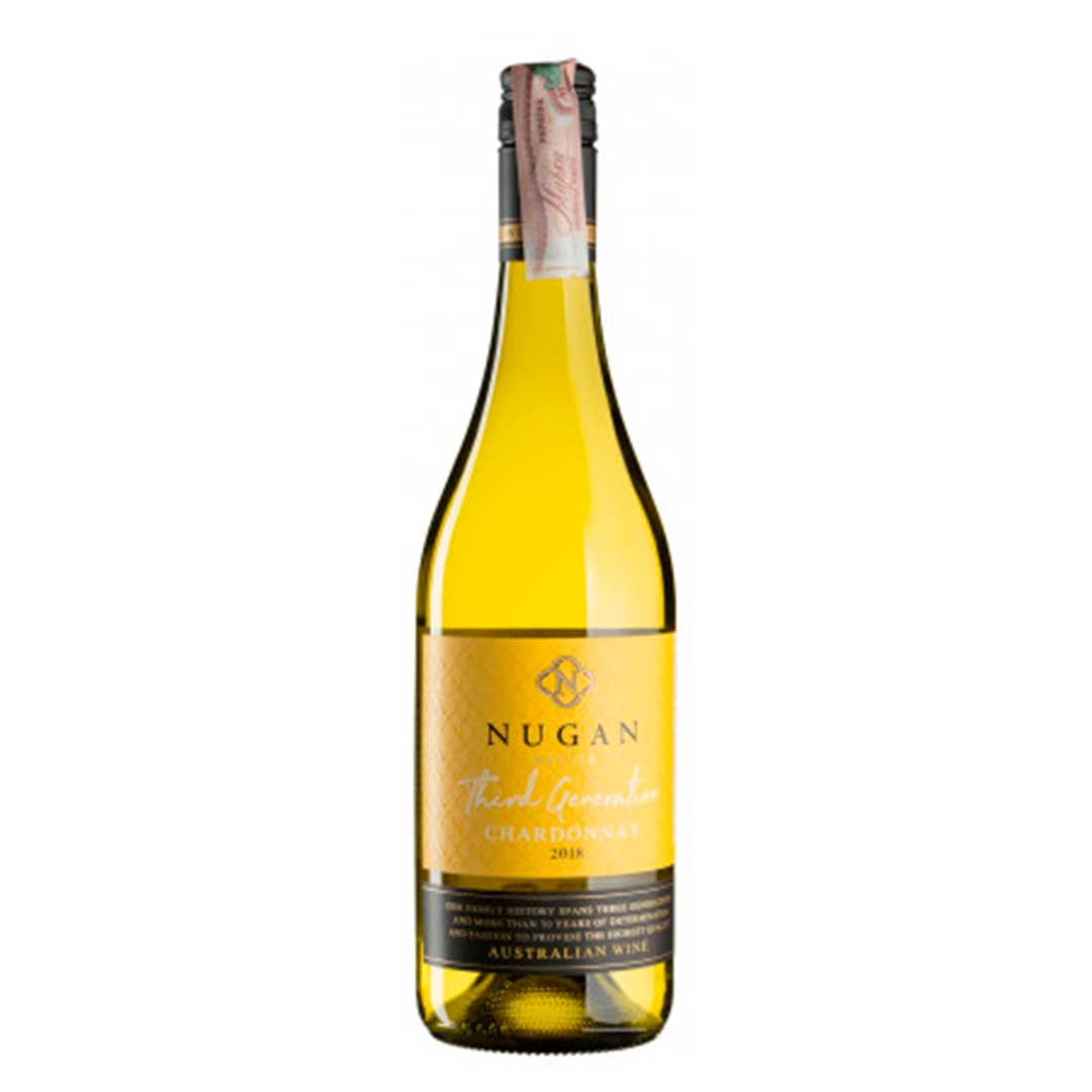 Вино Nugan Estate Chardonnay Third Generation сухе біле 0,75л 13% Вино сухе на GRADUS.MARKET. Тел: 063 6987172. Доставка, гарантія, кращі ціни!, фото1