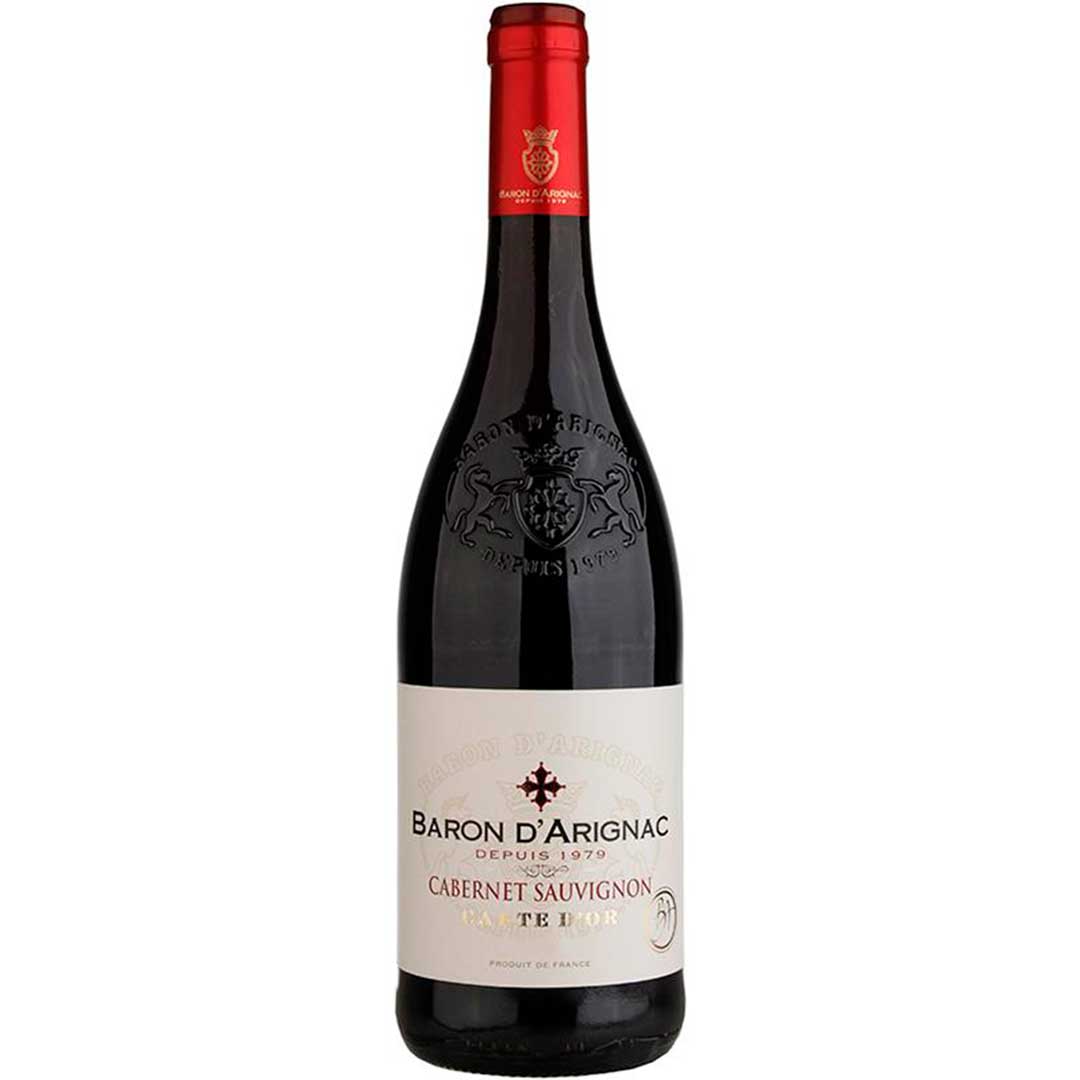 Вино Baron d'Arignac Cabernet Sauvignon красное сухое 0,75л 12% Вино сухое в GRADUS.MARKET. Тел: 063 6987172. Доставка, гарантия, лучшие цены!, фото1