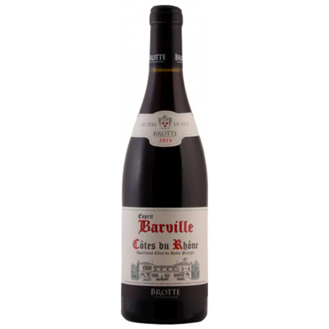 Вино Brotte Cotes du Rhone Esprit Barville Rouge червоне сухе 0,75л 14% Вино сухе на GRADUS.MARKET. Тел: 063 6987172. Доставка, гарантія, кращі ціни!, фото1