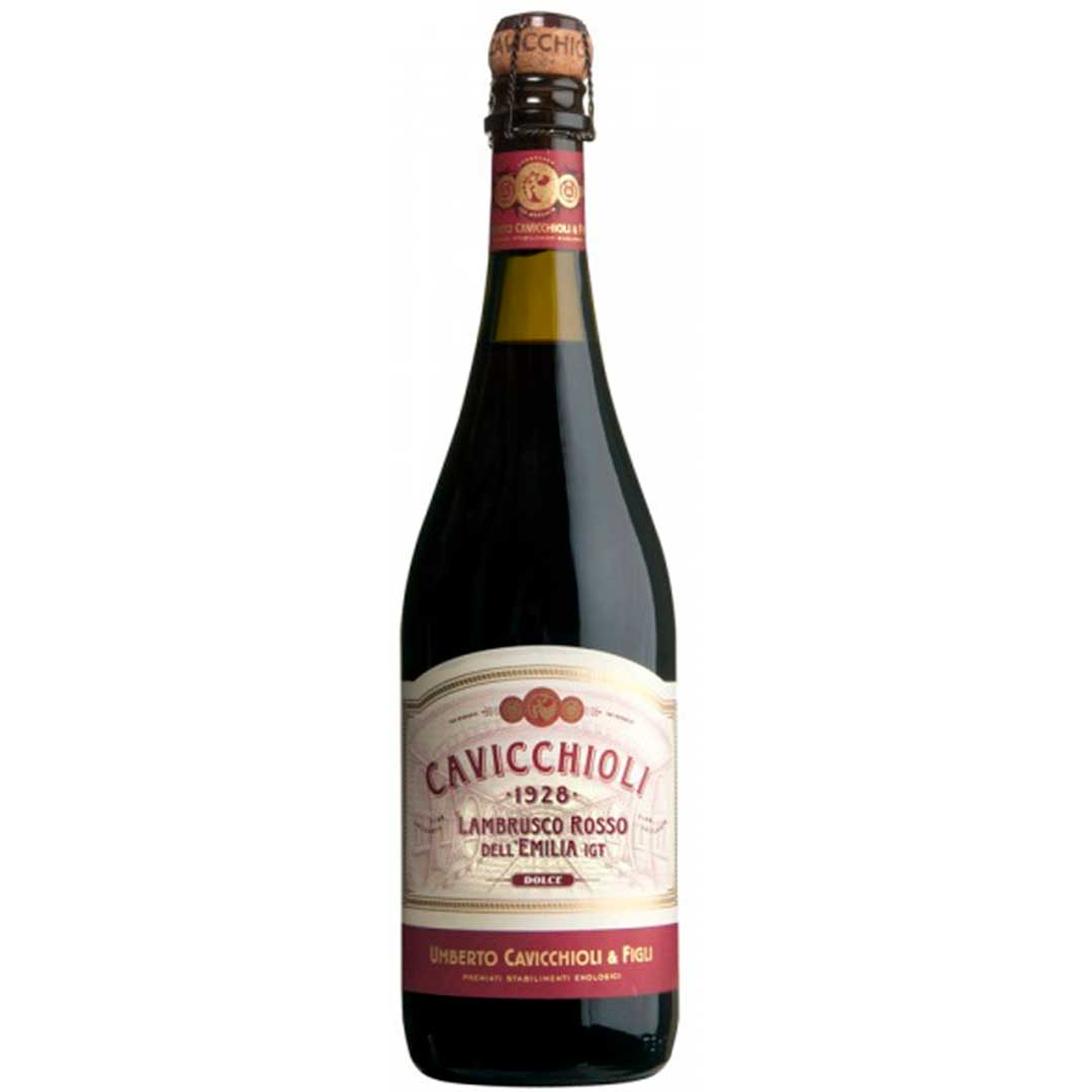 Вино игристое Cavicchioli Lambrusco Emilia Rosso Dolce красное полусладкое 0,75л 7,5 % Ламбруско в GRADUS.MARKET. Тел: 063 6987172. Доставка, гарантия, лучшие цены!, фото1