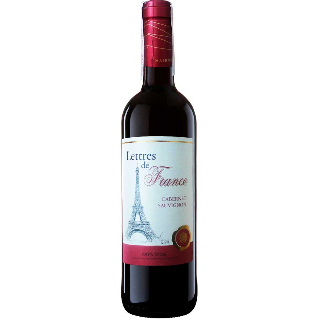 Вино Maison Bouey Lettres de France Cabernet Sauvignon червоне сухе 0,75л 13% Вино сухе на GRADUS.MARKET. Тел: 063 6987172. Доставка, гарантія, кращі ціни!, фото1