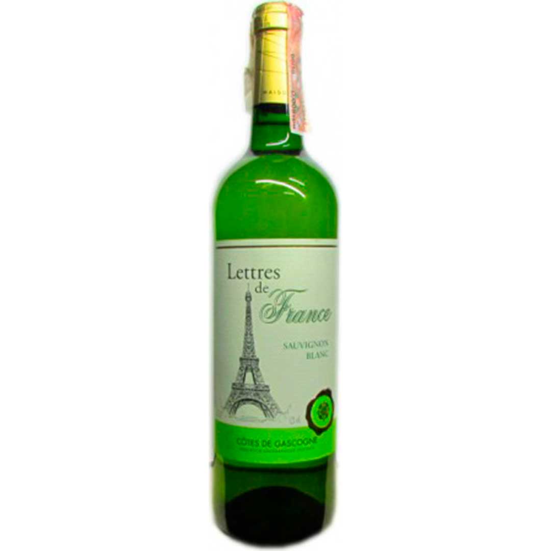 Вино Maison Bouey Lettres de France Sauvignon Blanc белое сухое 0,75л 12% Вино сухое в GRADUS.MARKET. Тел: 063 6987172. Доставка, гарантия, лучшие цены!, фото1