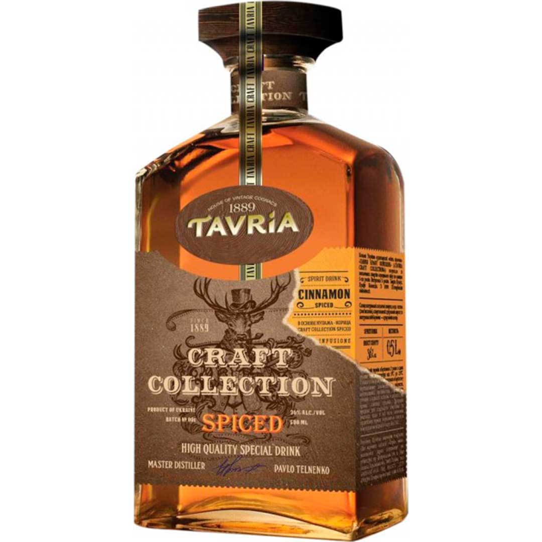 Напій алкогольний Tavria Craft Collection Spiced 0,5л 35% Коньяк витримка 5 років на GRADUS.MARKET. Тел: 063 6987172. Доставка, гарантія, кращі ціни!, фото1