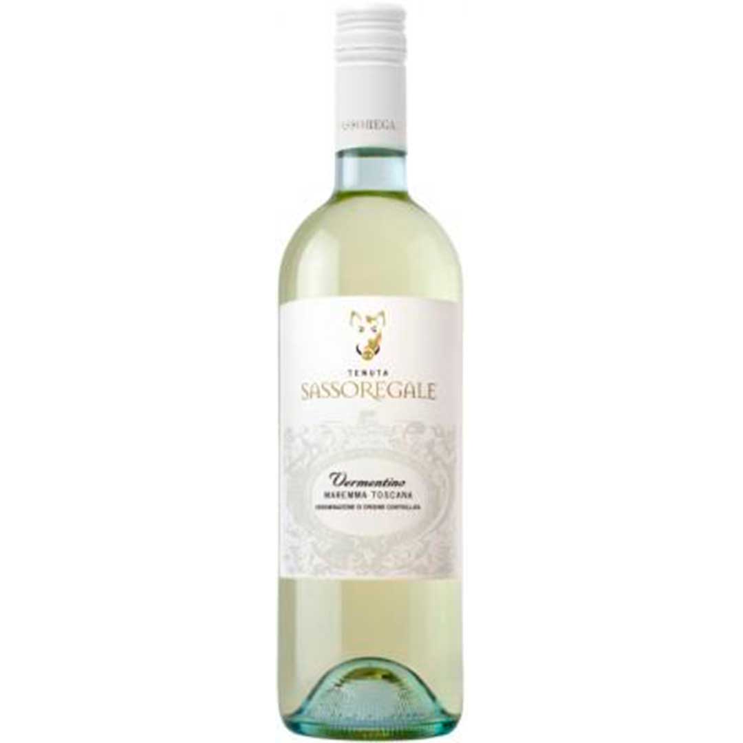 Вино Sassoregale Vermentino DOC белое сухое 0,75л 13,5% Вино сухое в GRADUS.MARKET. Тел: 063 6987172. Доставка, гарантия, лучшие цены!, фото1