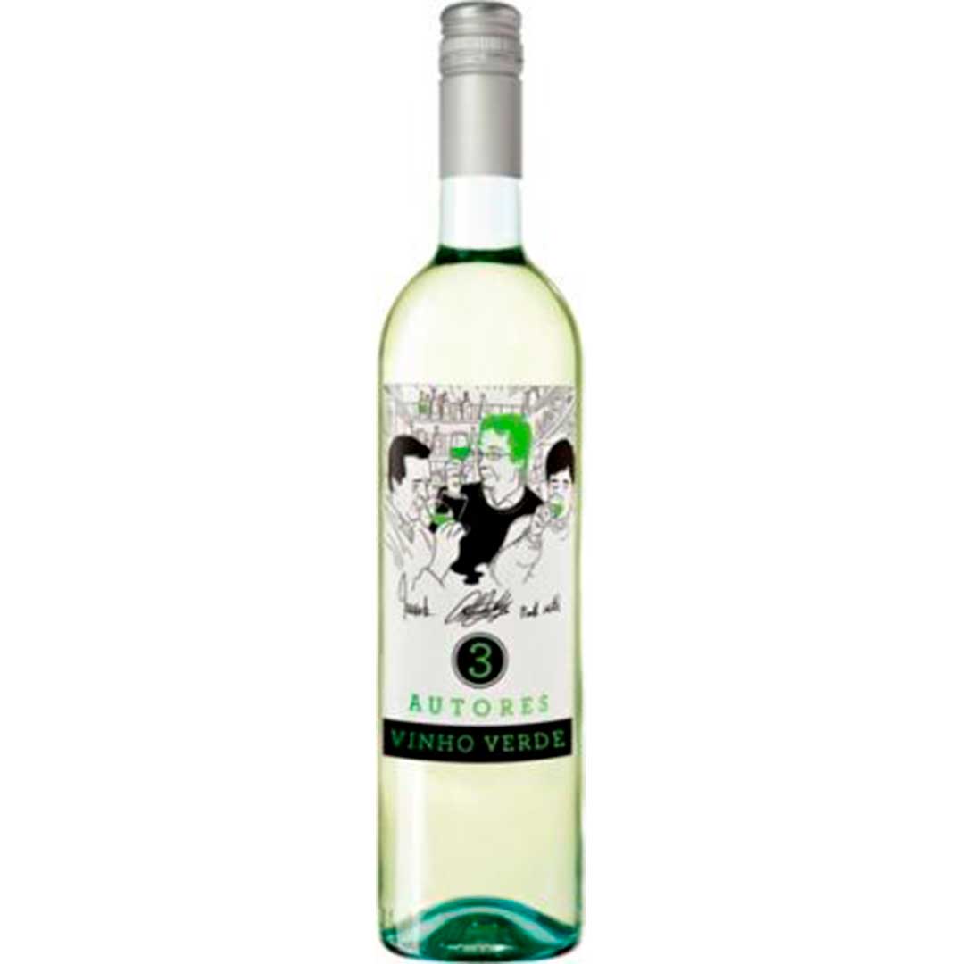 Вино 3 Autores Vinho Verde белое сухое 0,75л 8,5% Вино сухое в GRADUS.MARKET. Тел: 063 6987172. Доставка, гарантия, лучшие цены!, фото1