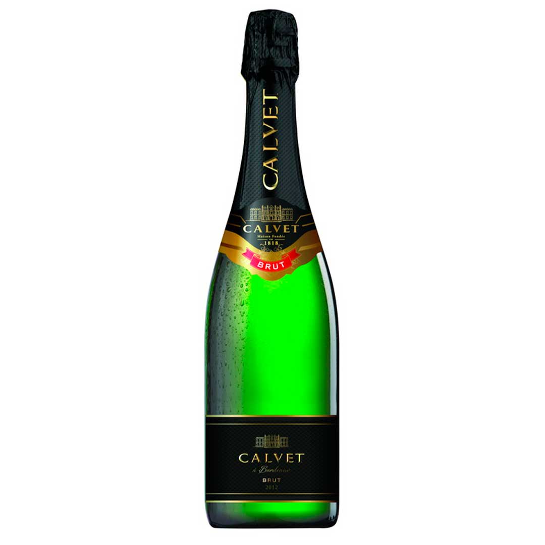 Вино игристое Calvet Cremant de Bordeaux Brut белое брют 0,75л 10,5% Шампанское брют в GRADUS.MARKET. Тел: 063 6987172. Доставка, гарантия, лучшие цены!, фото1