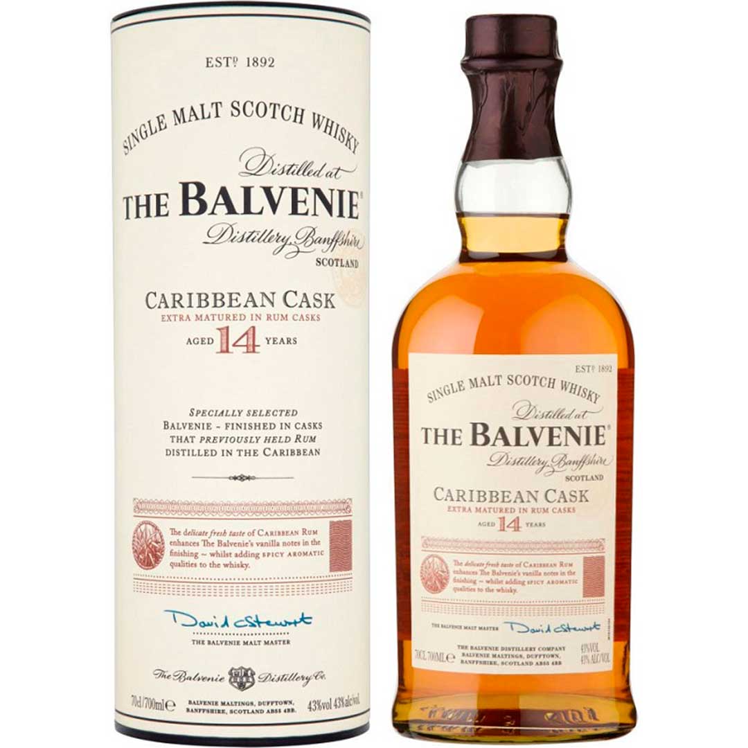 Віскі односолодовий Balvenie Caribbean Cask 14 років витримки 0,7 л 43% Односолодовий віскі на GRADUS.MARKET. Тел: 063 6987172. Доставка, гарантія, кращі ціни!, фото1