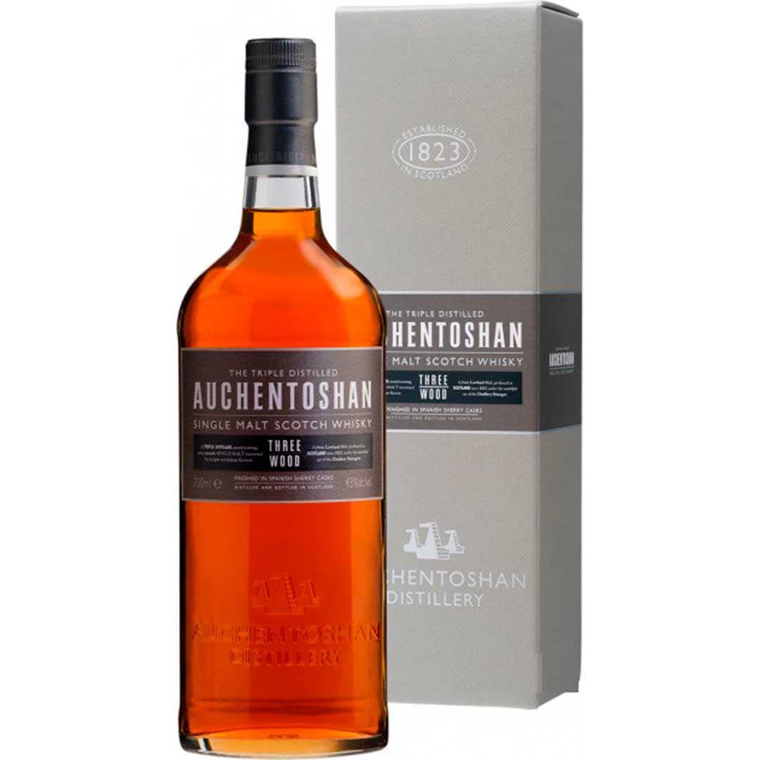 Віскі односолодовий Auchentoshan Three Wood 0,7 л 43% Односолодовий віскі на GRADUS.MARKET. Тел: 063 6987172. Доставка, гарантія, кращі ціни!, фото1