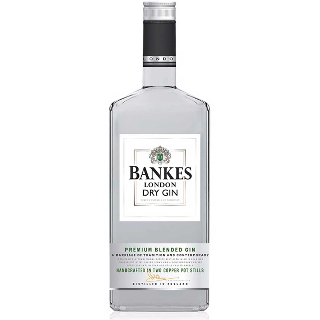 Джин Bankes London Dry Gin 1 л 40% Джин на GRADUS.MARKET. Тел: 063 6987172. Доставка, гарантія, кращі ціни!, фото1