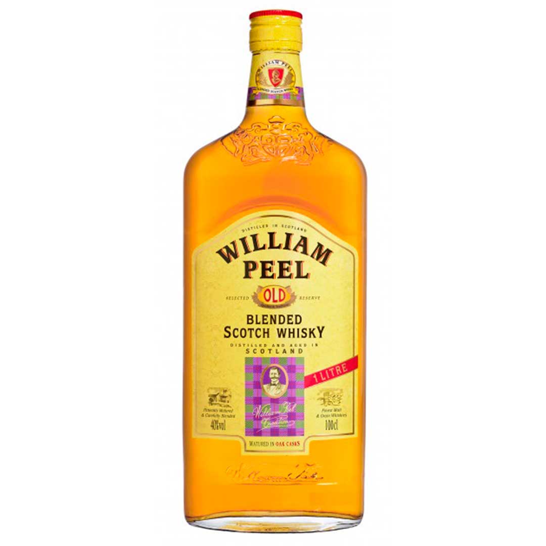 Виски Уильям Пил, William Peel 1 л 40% Бленд (Blended) на GRADUS.MARKET. Тел: 063 6987172. Доставка, гарантія, кращі ціни!, фото1