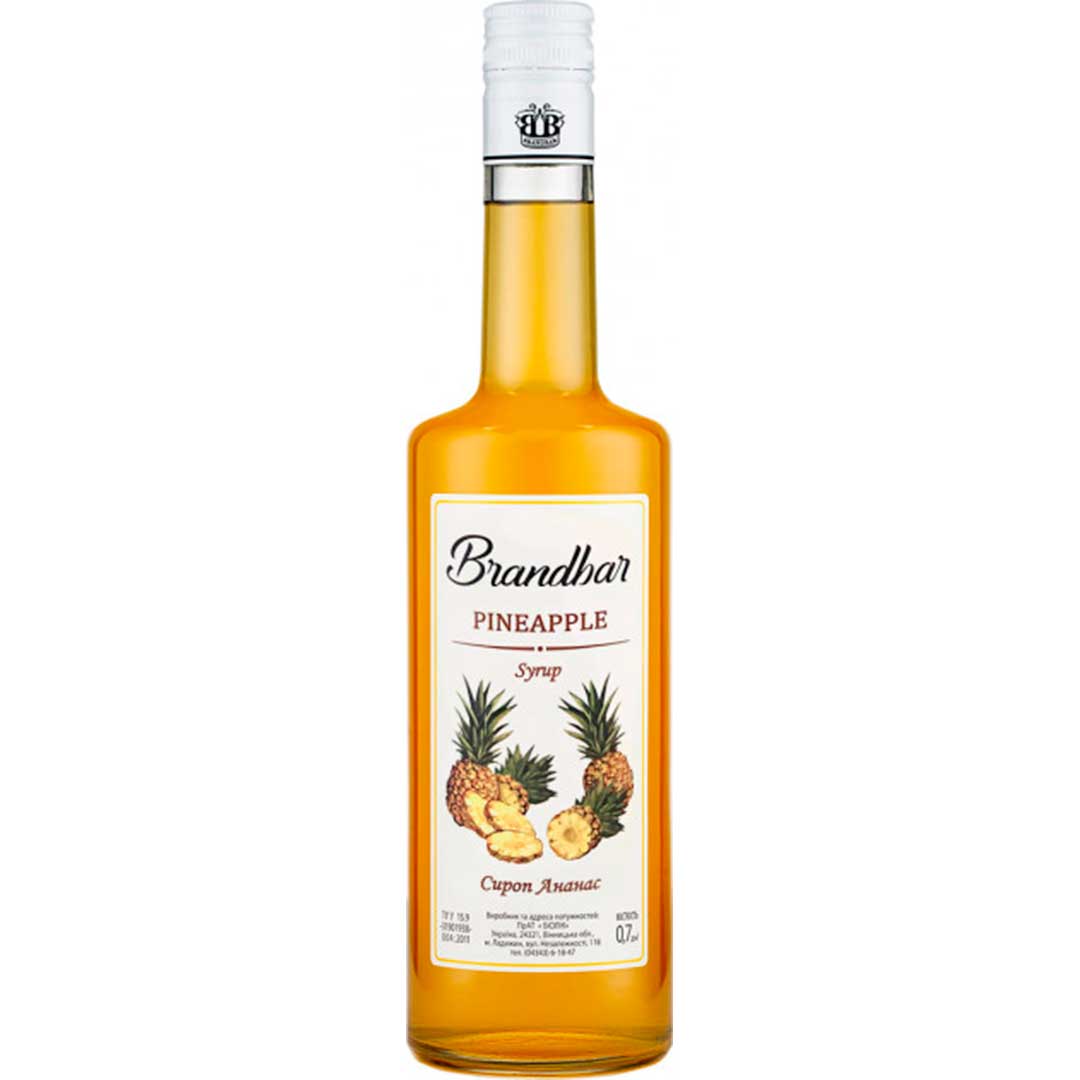 Сироп Brandbar Pineapple (Ананас) 0,7 л Напої та лимонади на GRADUS.MARKET. Тел: 063 6987172. Доставка, гарантія, кращі ціни!, фото1