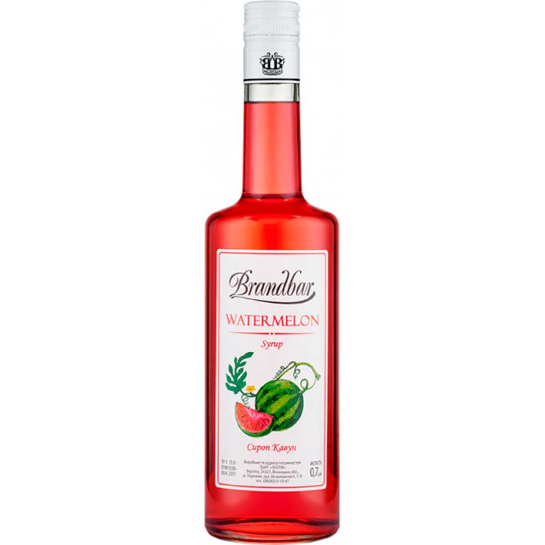 Сироп Brandbar Watermelon (кавун) 0,7 л Напої та лимонади на GRADUS.MARKET. Тел: 063 6987172. Доставка, гарантія, кращі ціни!, фото1