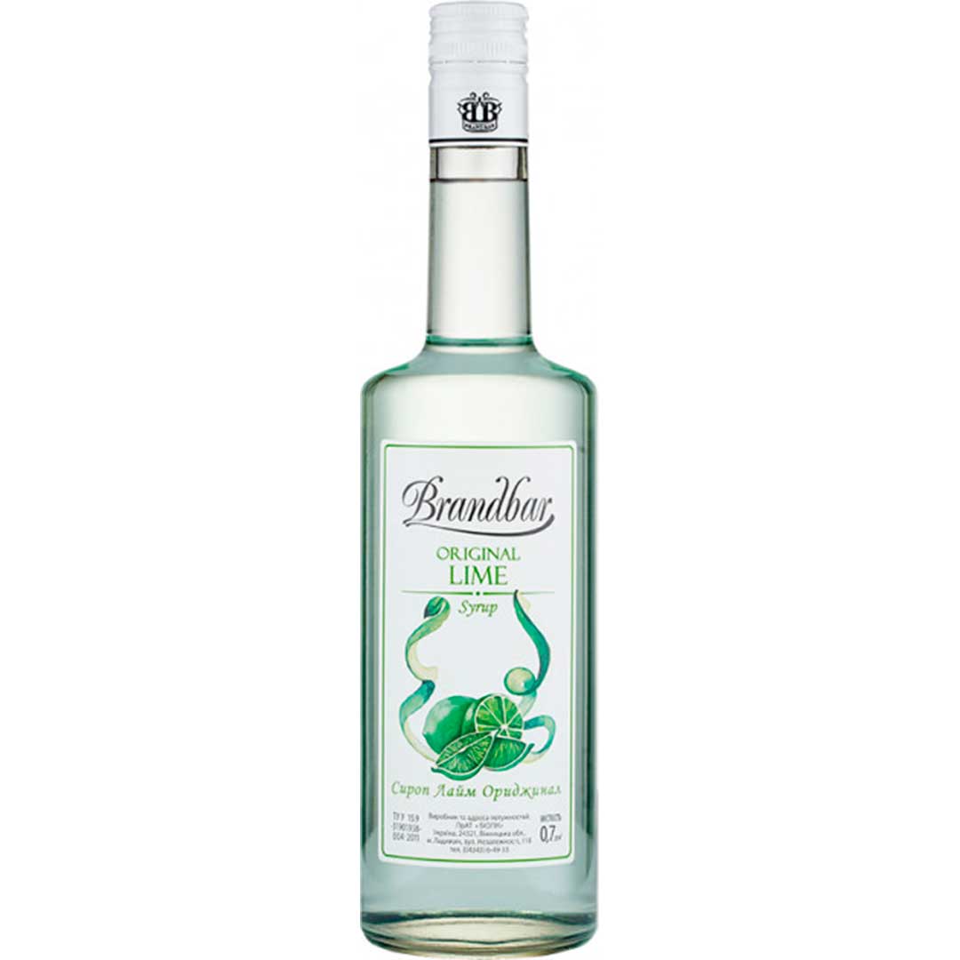 Сироп Brandbar Original Lime (Лайм оріджинал) 0,7 л Напої та лимонади на GRADUS.MARKET. Тел: 063 6987172. Доставка, гарантія, кращі ціни!, фото1