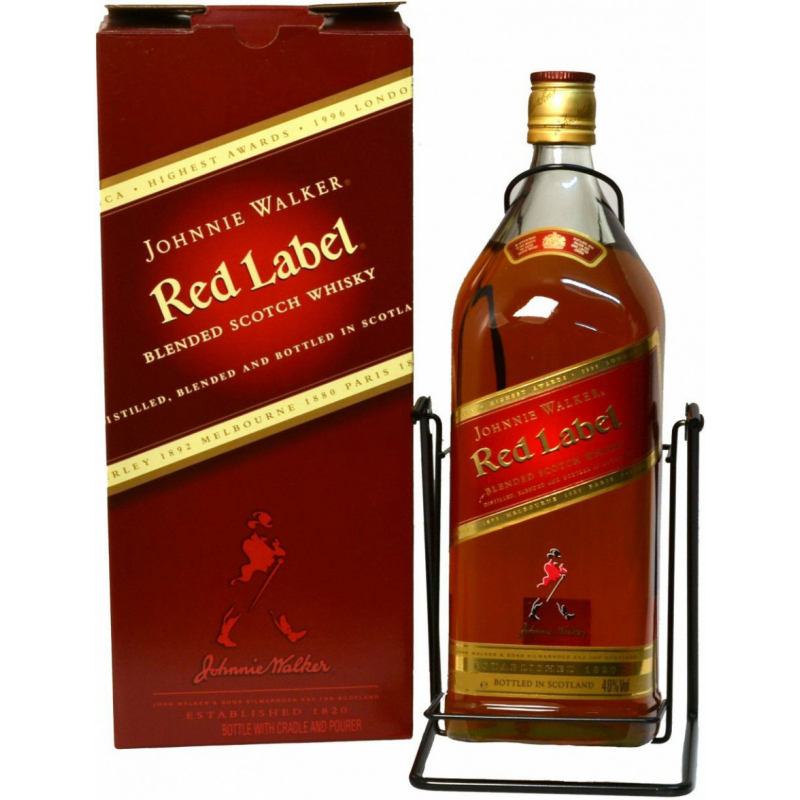 Виски Johnnie Walker Red Label 3 л 40% Бленд (Blended) в GRADUS.MARKET. Тел: 063 6987172. Доставка, гарантия, лучшие цены!, фото1