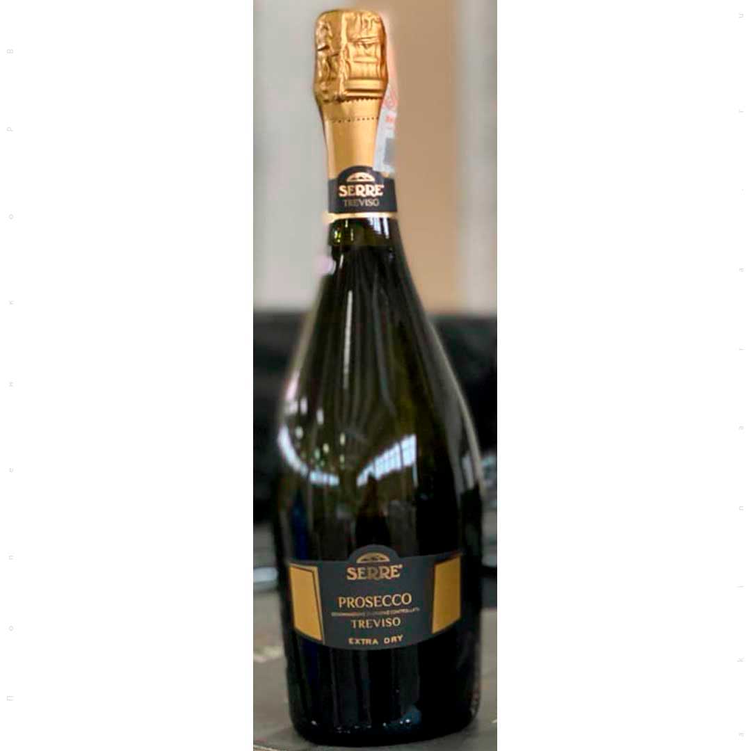 Вино игристое Serre Prosecco DOC Extra Dry белое экстра-сухое 0,75л 11% Шампанское и игристое вино в GRADUS.MARKET. Тел: 063 6987172. Доставка, гарантия, лучшие цены!, фото1