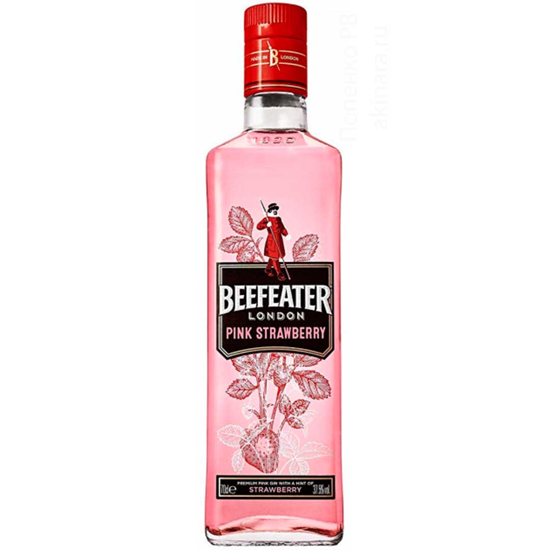 Джин Beefeater Pink Strawberry 0,7 л 37,5% Джин на GRADUS.MARKET. Тел: 063 6987172. Доставка, гарантія, кращі ціни!, фото1