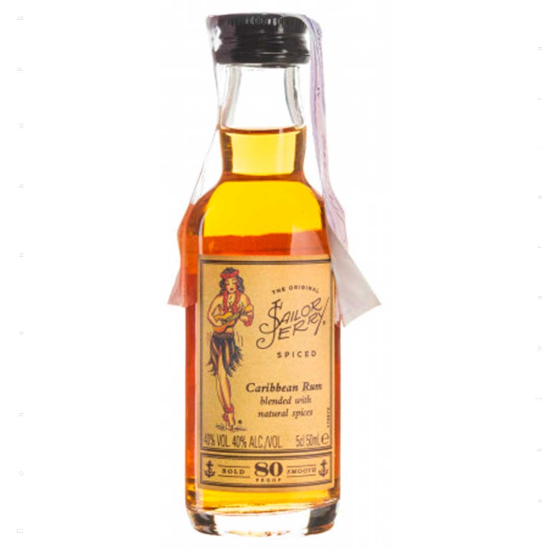 Ром карибський Sailor Jerry Spiced 0,05 л 40% Ром спайсед на GRADUS.MARKET. Тел: 063 6987172. Доставка, гарантія, кращі ціни!, фото1