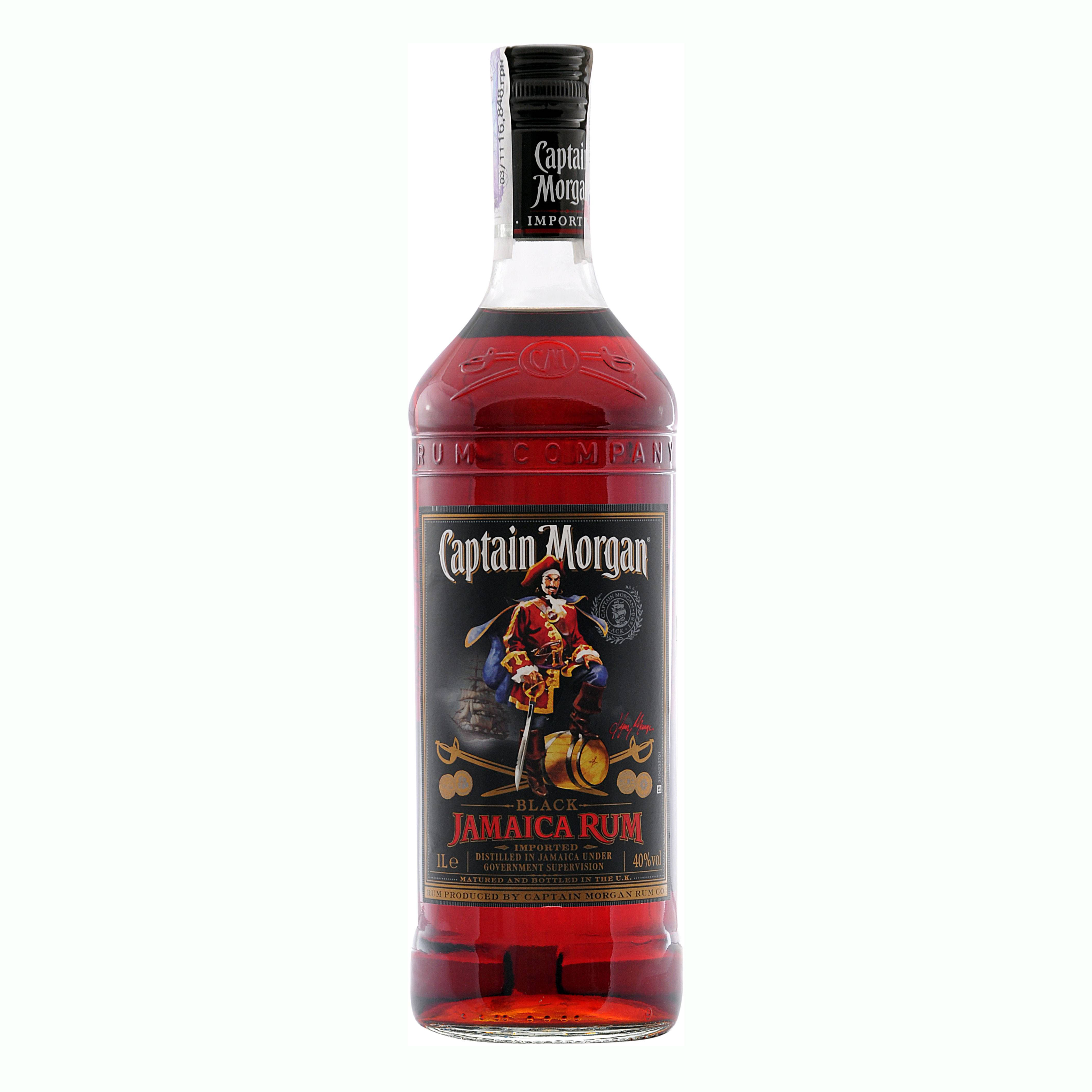 Ром Captain Morgan Jamaica 1л 40% Ром чорний на GRADUS.MARKET. Тел: 063 6987172. Доставка, гарантія, кращі ціни!, фото1