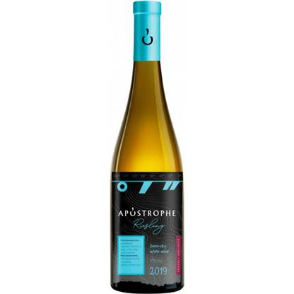 Вино Apostrophe Riesling белое полусухое 0,75л 9–13% Тихе вино на GRADUS.MARKET. Тел: 063 6987172. Доставка, гарантія, кращі ціни!