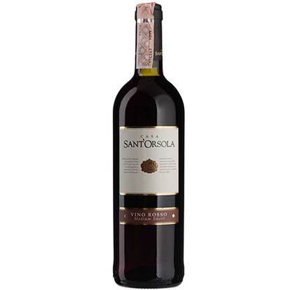 Вино SantOrsola Vino Rosso красное полусладкое 0,75л 11% Тихое вино в GRADUS.MARKET. Тел: 063 6987172. Доставка, гарантия, лучшие цены!