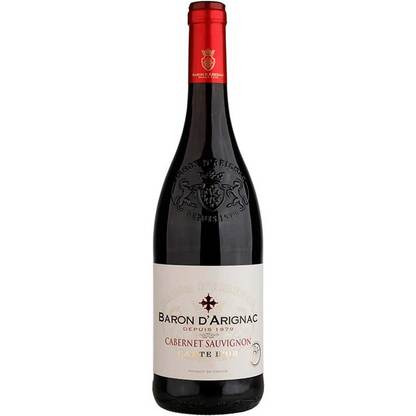 Вино Baron d'Arignac Cabernet Sauvignon красное сухое 0,75л 12% Тихое вино в GRADUS.MARKET. Тел: 063 6987172. Доставка, гарантия, лучшие цены!