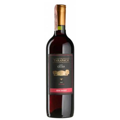 Вино Tarapaca Santa Cecilia Semi Sweet Red червоне напівсолодке 0,75л 10,5% Вина та ігристі на GRADUS.MARKET. Тел: 063 6987172. Доставка, гарантія, кращі ціни!