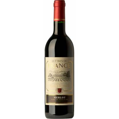 Вино Maison Bouey Lettres de France Merlot красное сухое 0,75л 13,5% Вино сухое в GRADUS.MARKET. Тел: 063 6987172. Доставка, гарантия, лучшие цены!