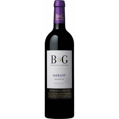 Вино Barton &amp; Guestier Merlot Reserve красное сухое 0,75л 13% Тихое вино в GRADUS.MARKET. Тел: 063 6987172. Доставка, гарантия, лучшие цены!