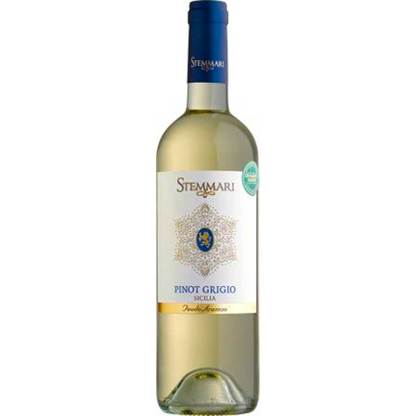 Вино Stemmari Pinot Grigio біле сухе 0,75л 13% Вино напівсухе на GRADUS.MARKET. Тел: 063 6987172. Доставка, гарантія, кращі ціни!