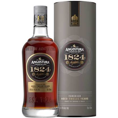 Ром Angostura 1824 12 лет выдержки 0,7л 40% Ром чёрный в GRADUS.MARKET. Тел: 063 6987172. Доставка, гарантия, лучшие цены!