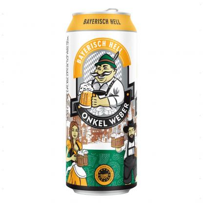 Пиво Onkel Weber Bayerisch Hell светлое фильтрованное 0,5 л 5,4% Пиво и сидр в GRADUS.MARKET. Тел: 063 6987172. Доставка, гарантия, лучшие цены!