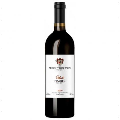 Вино Князь Трубецкой Malbec красное ординарное сухое 0,75л 11-14% Тихое вино в GRADUS.MARKET. Тел: 063 6987172. Доставка, гарантия, лучшие цены!