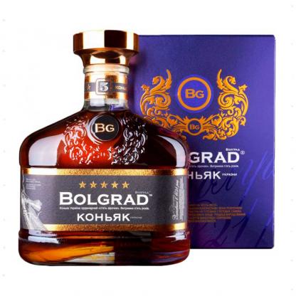 Бренди Bolgrad 5 звёзд 0.5л 40% в cувенирной коробке Коньяк и бренди в GRADUS.MARKET. Тел: 063 6987172. Доставка, гарантия, лучшие цены!