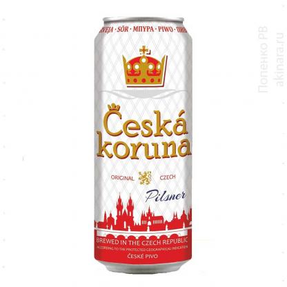 Пиво Ceska Koruna Pilsner світле фільтроване 4,1% 0,5л Пиво та сидр на GRADUS.MARKET. Тел: 063 6987172. Доставка, гарантія, кращі ціни!