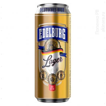 Пиво Edelburg Lager світле фільтроване 5,2% 0,5л Пиво та сидр на GRADUS.MARKET. Тел: 063 6987172. Доставка, гарантія, кращі ціни!