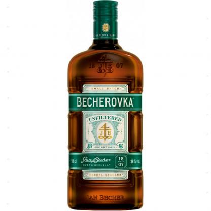 Ликерная настойка на травах Becherovka Unfiltered 0,5л 38% Ликеры и аперитивы в GRADUS.MARKET. Тел: 063 6987172. Доставка, гарантия, лучшие цены!