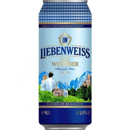 Пиво Liebenweiss Hefe-Weissbier світле нефільтроване 5,1% 0,5л Пиво та сидр на GRADUS.MARKET. Тел: 063 6987172. Доставка, гарантія, кращі ціни!