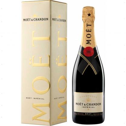 Шампанське Moet & Chandon Brut Imperial біле брют 0,75л 12% у подарунковій упаковці Вина та ігристі на GRADUS.MARKET. Тел: 063 6987172. Доставка, гарантія, кращі ціни!