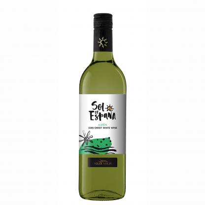 Вино Airen Semi-Sweet біле напівсолодке SOL de ESPANA (2004) 0,75 л 10,5% Вина та ігристі на GRADUS.MARKET. Тел: 063 6987172. Доставка, гарантія, кращі ціни!