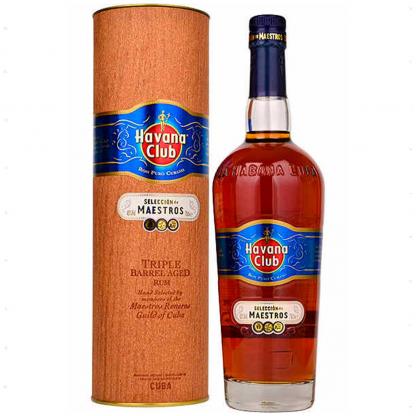 Кубинский ром Havana Club Seleccion de Maestros 0,7л 45% в коробке Ром золотой в GRADUS.MARKET. Тел: 063 6987172. Доставка, гарантия, лучшие цены!