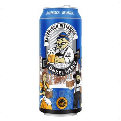 Пиво Onkel Weber Bayerisch Weissbier світле нефільтроване 0,5 л 5,4% Пиво та сидр на GRADUS.MARKET. Тел: 063 6987172. Доставка, гарантія, кращі ціни!