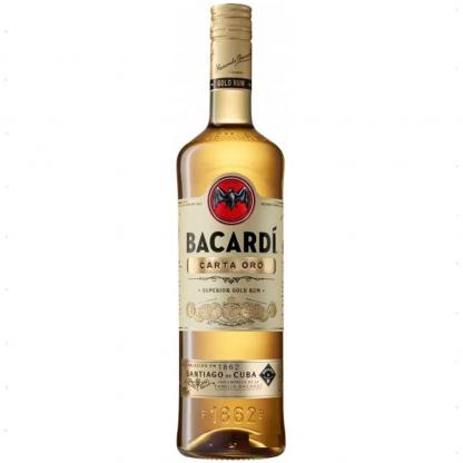 Ром Bacardi Carta Oro от 2 лет выдержки 1л 40% Ром золотой в GRADUS.MARKET. Тел: 063 6987172. Доставка, гарантия, лучшие цены!