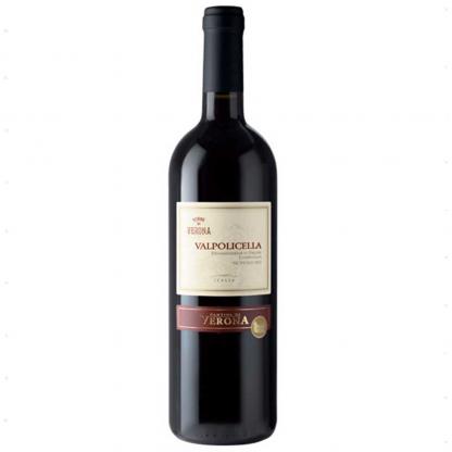 Вино Cantina di Verona Terre di Verona Valpolicella Superiore сухе червоне 0,75л 13% Тихе вино на GRADUS.MARKET. Тел: 063 6987172. Доставка, гарантія, кращі ціни!