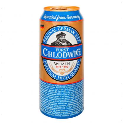 Пиво Furst Chlodwig Weizen світле нефільтроване 0,5 л 4,9% Пиво та сидр на GRADUS.MARKET. Тел: 063 6987172. Доставка, гарантія, кращі ціни!