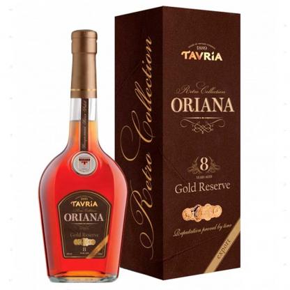 Бренди Tavria Oriana 8 лет выдержки 0,5л 40% в сувенирной коробке Коньяк и бренди в GRADUS.MARKET. Тел: 063 6987172. Доставка, гарантия, лучшие цены!