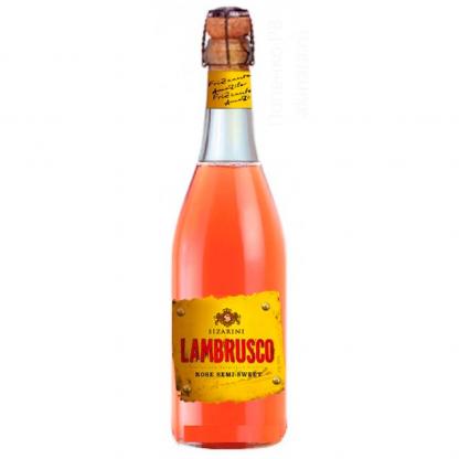 Вино Sizarini Lambrusco ігристе рожеве напівсолодке 0,75 л 8% Шампанське і ігристе вино на GRADUS.MARKET. Тел: 063 6987172. Доставка, гарантія, кращі ціни!