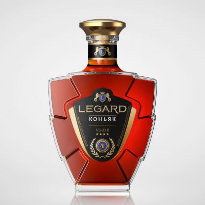 Бренди Legard VSOP ординарный четыре звездочки 0,5л 40% Коньяк выдержка 4 года в GRADUS.MARKET. Тел: 063 6987172. Доставка, гарантия, лучшие цены!