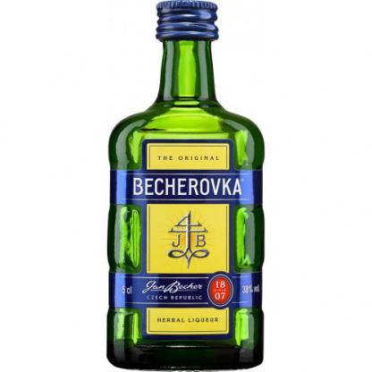 Лікер Becherovka на травах 0,05л 38% Лікери та аперитиви на GRADUS.MARKET. Тел: 063 6987172. Доставка, гарантія, кращі ціни!